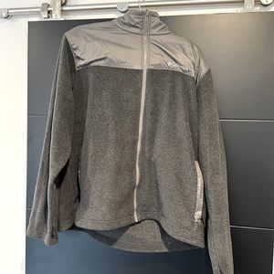 Men’s XL Columbia outerwear fleece full zip up, EUC, gray two tone